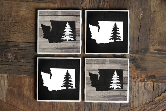 Melody Press Co. - Washington PNW Coasters (Set of 4)