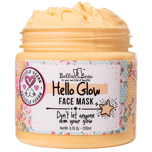 Bella & Bear - Hello Glow Face Mask | Skin Care | Facial Mask for Women
