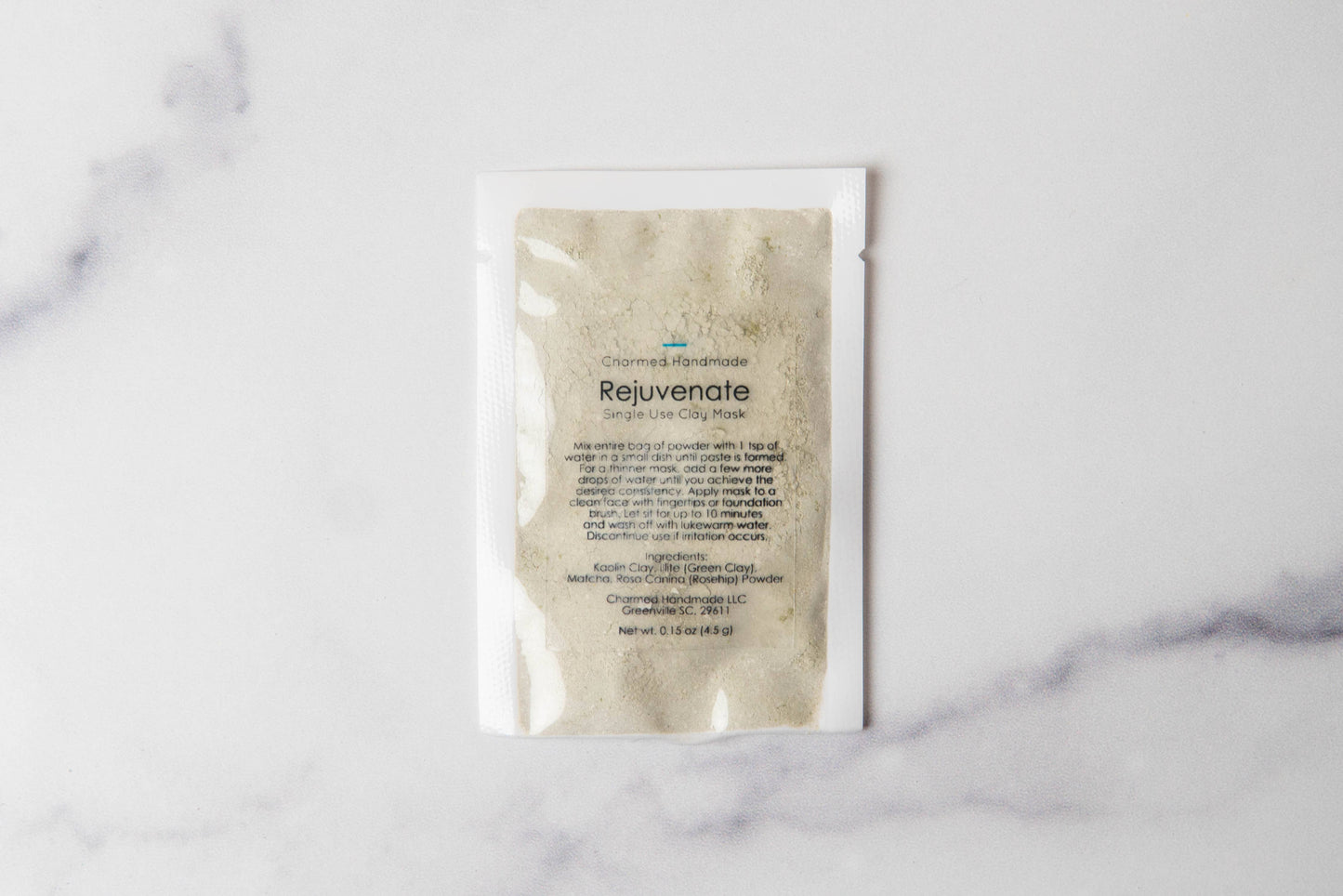 Charmed Handmade - Single Use Clay Face Mask