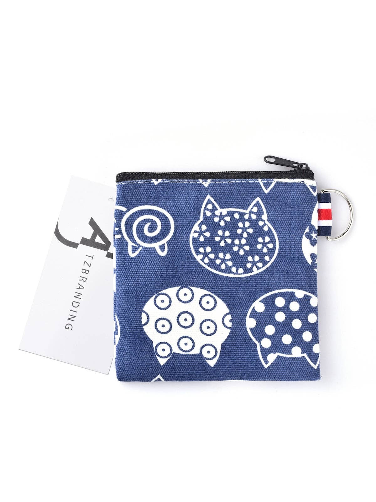 Funkyrel® Atzbranding Limited - Cosbai - Canvas Cat Pattern Coin Purse