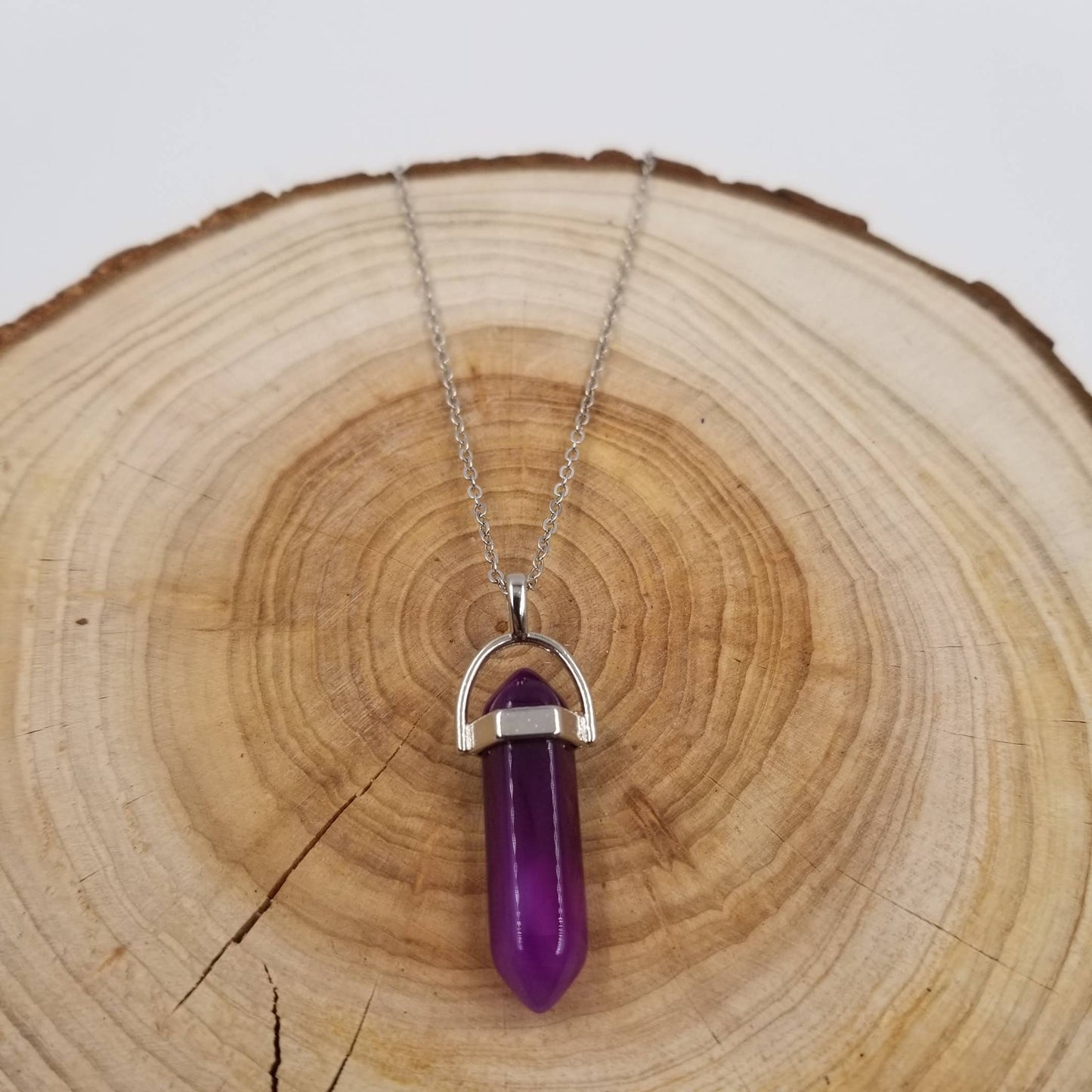 CHAKRA JEWELRY - Natural Healing Stone Pendant Necklace