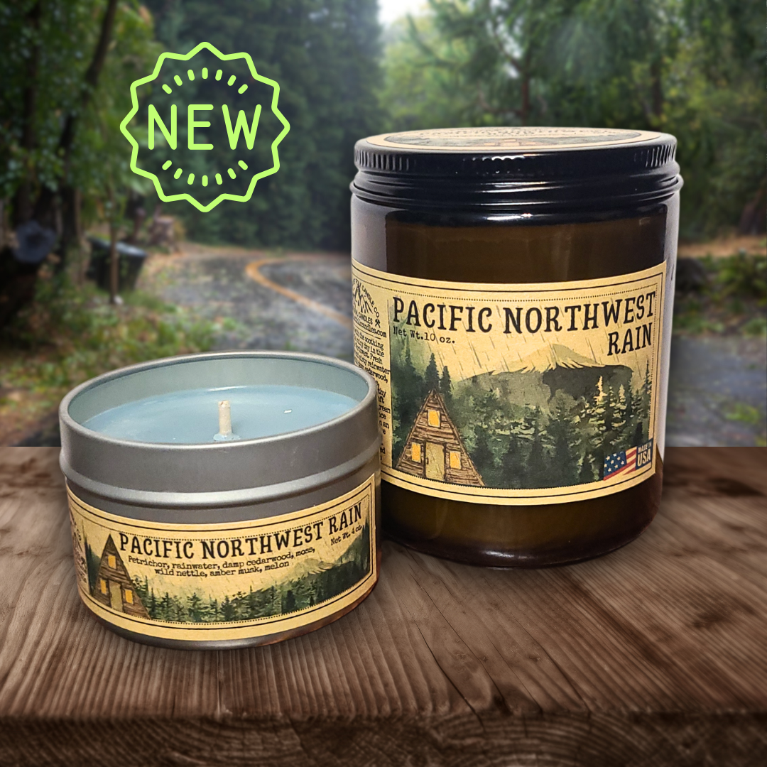Wanderlust Folk - Pacific Northwest Rain | PNW Vibe Soy Wax Candle