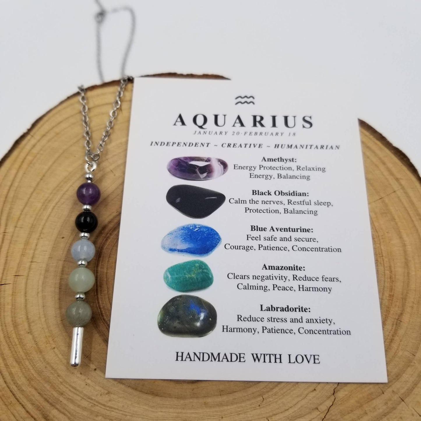 CHAKRA JEWELRY - Handmade Natural Stone Chakra Constellation Necklace
