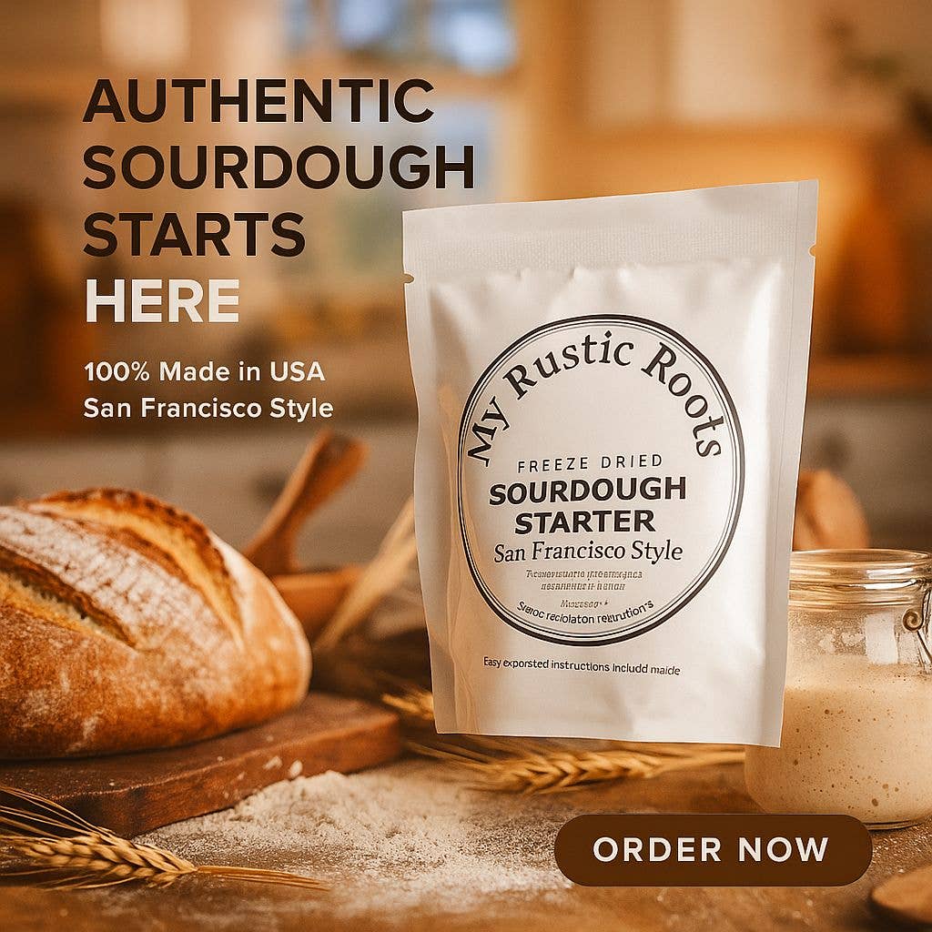 My Rustic Roots - Sourdough Starter | Freeze Dried | San Francisco Style 12gm