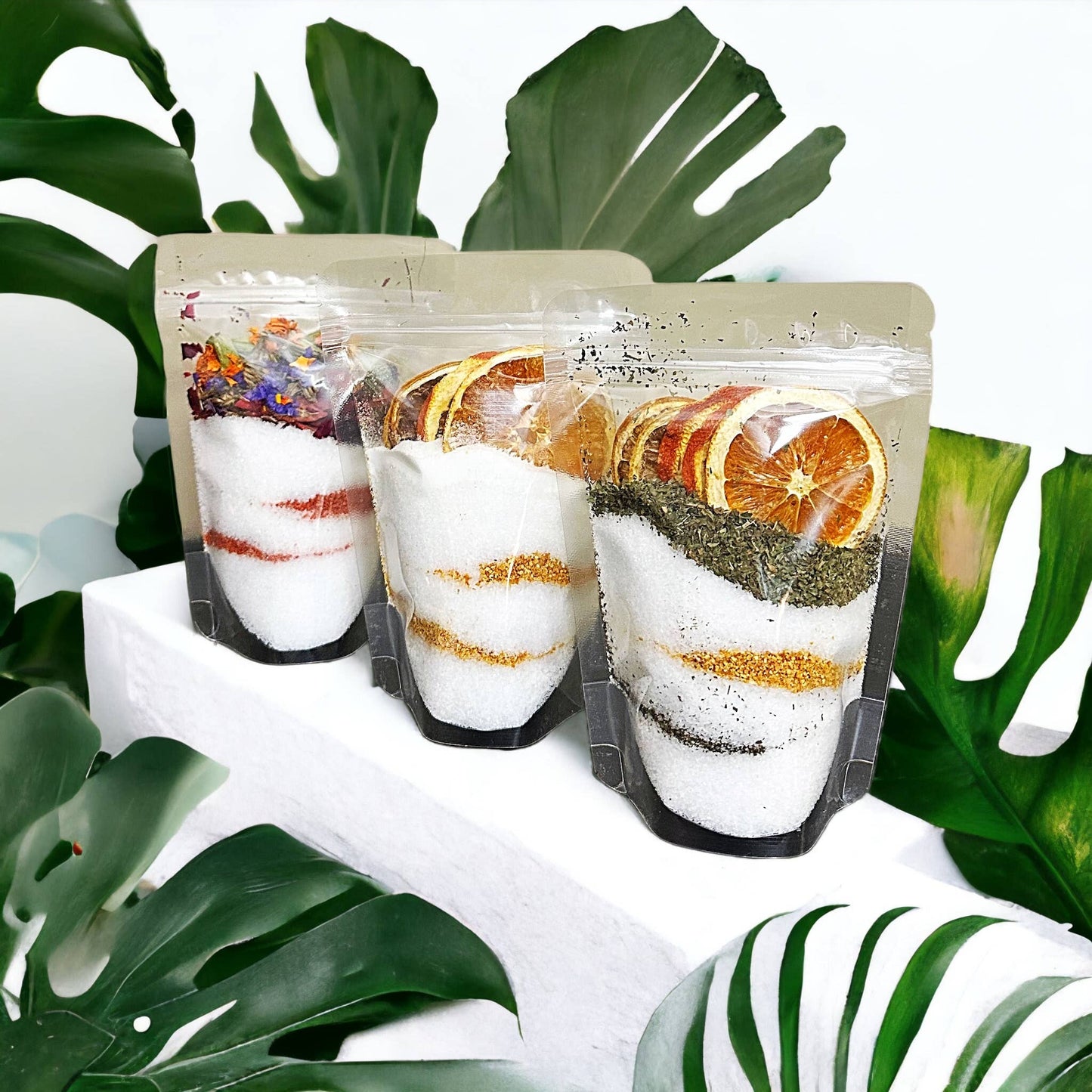 LVNDR Pure Essentials - Luxury Herbal Bath Salts - Smaller Pouch