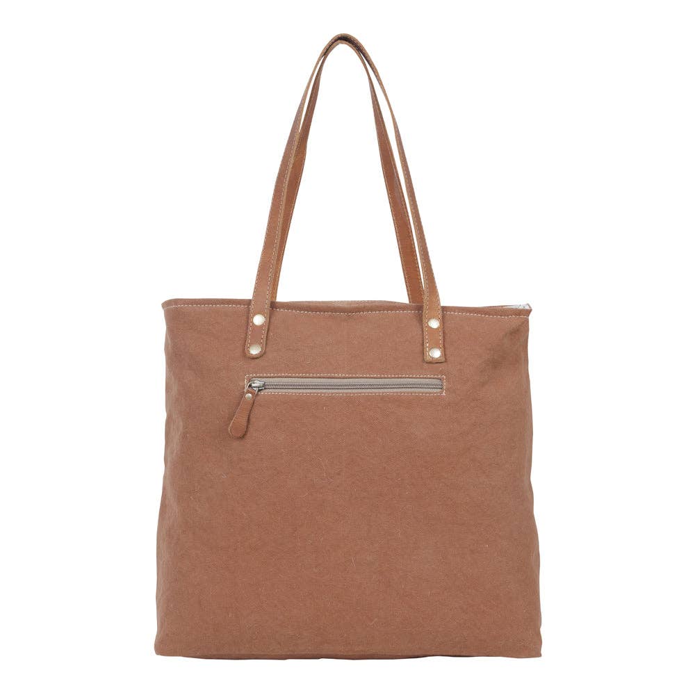 Myra Bag - OAKLEY SPECKS CANVAS & HAIRON BAGS