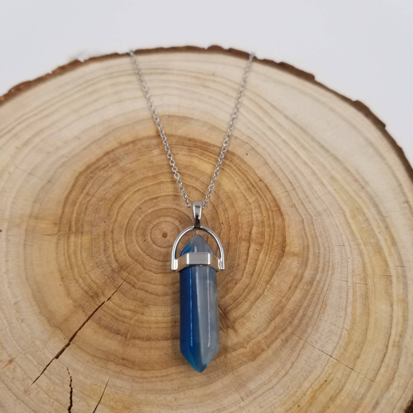 CHAKRA JEWELRY - Natural Healing Stone Pendant Necklace