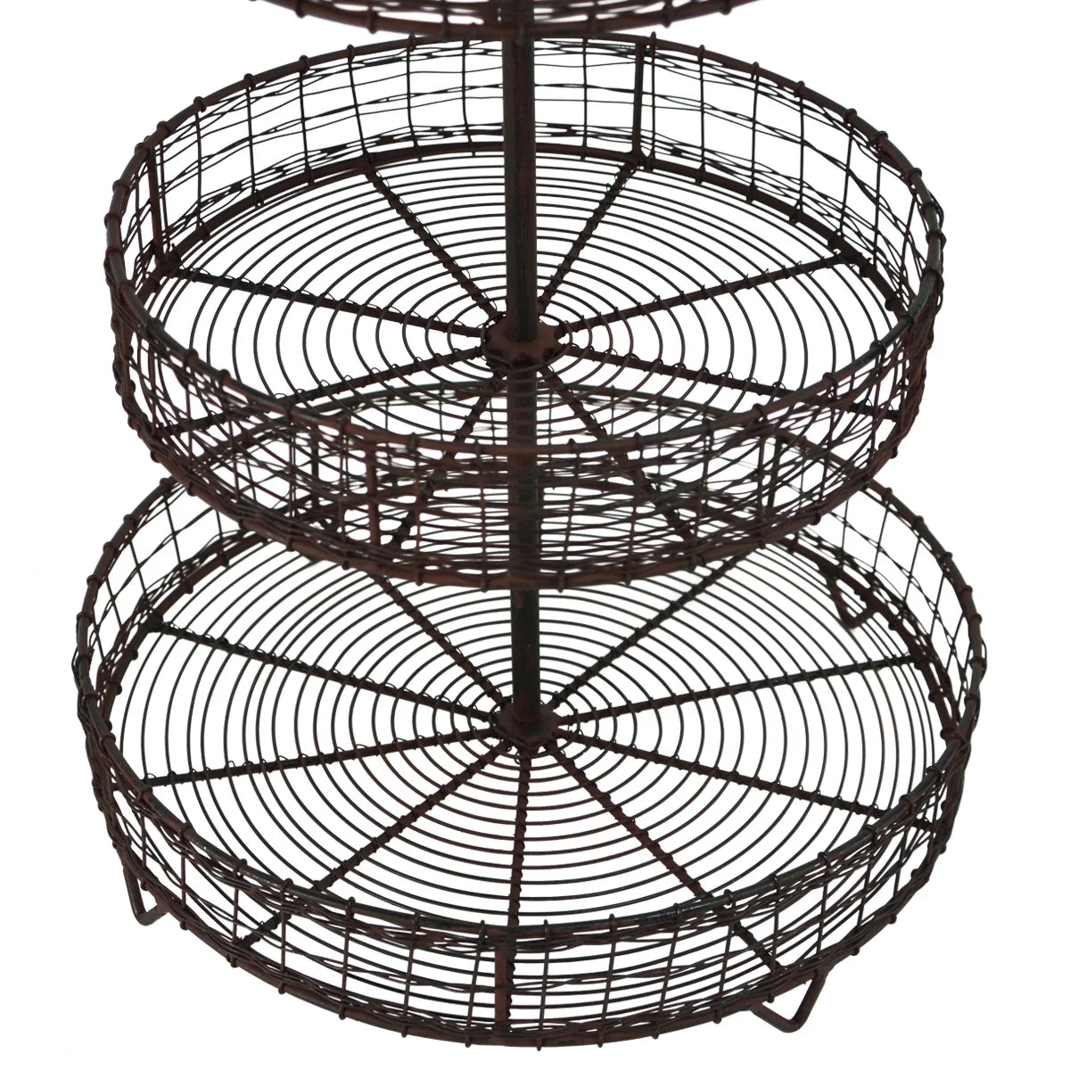 Rustic Wire Baskets, Black