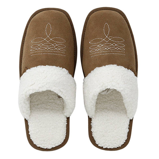 Seriously Shea - BEST SELLER! Western Inspired Dolly Slippers | Fawn