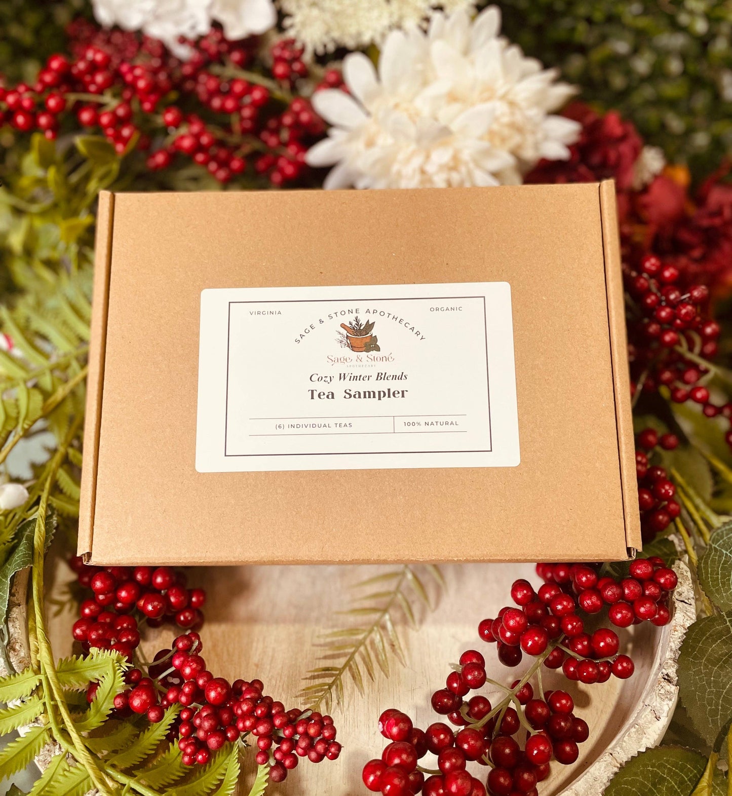 Sage & Stone Apothecary - Cozy Winter Tea Sampler