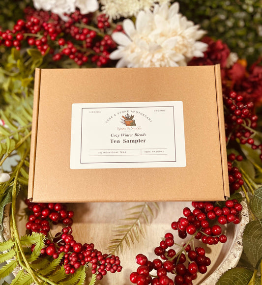 Sage & Stone Apothecary - Cozy Winter Tea Sampler