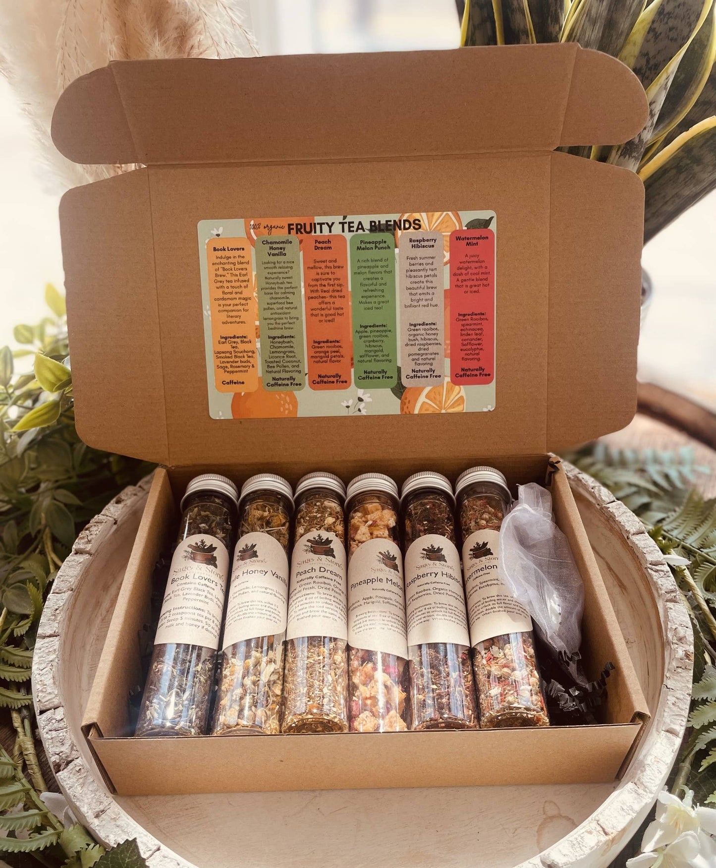 Sage & Stone Apothecary - Fruity Tea Sampler
