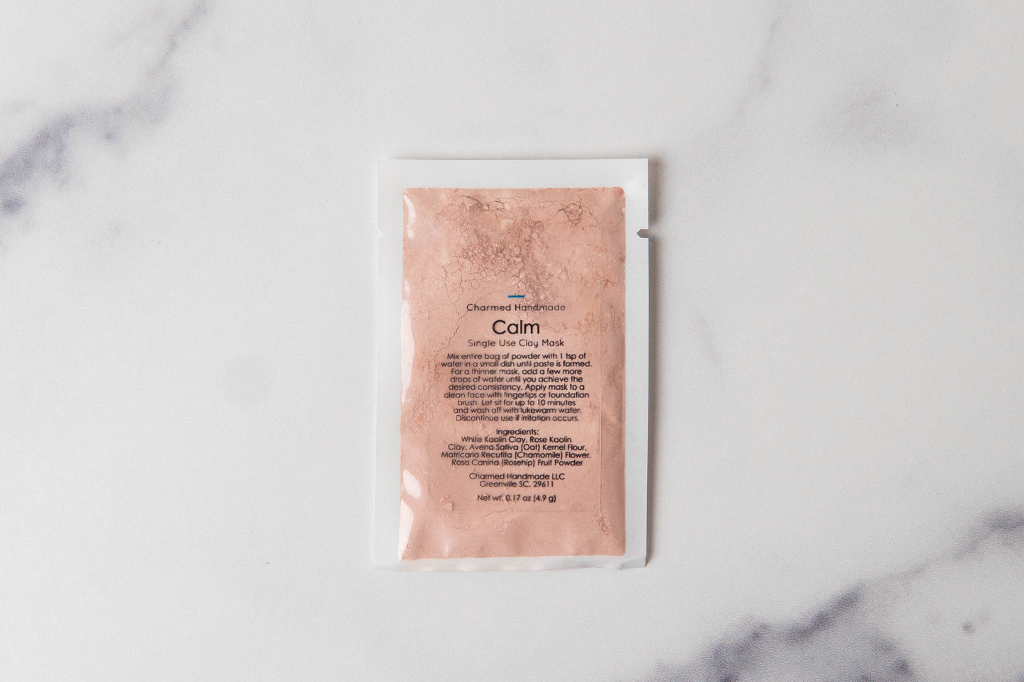 Charmed Handmade - Single Use Clay Face Mask