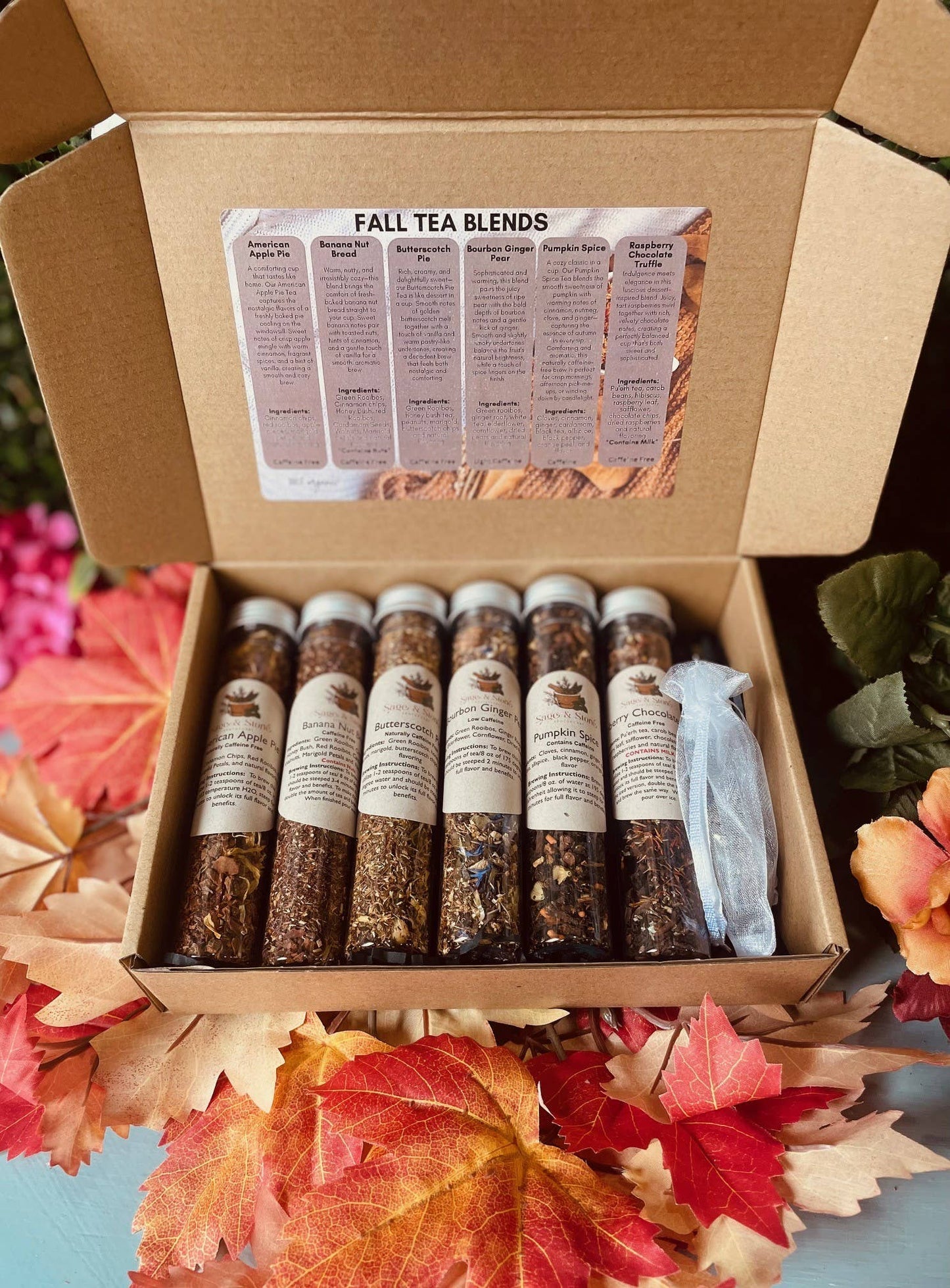 Sage & Stone Apothecary - Fall Tea Sampler