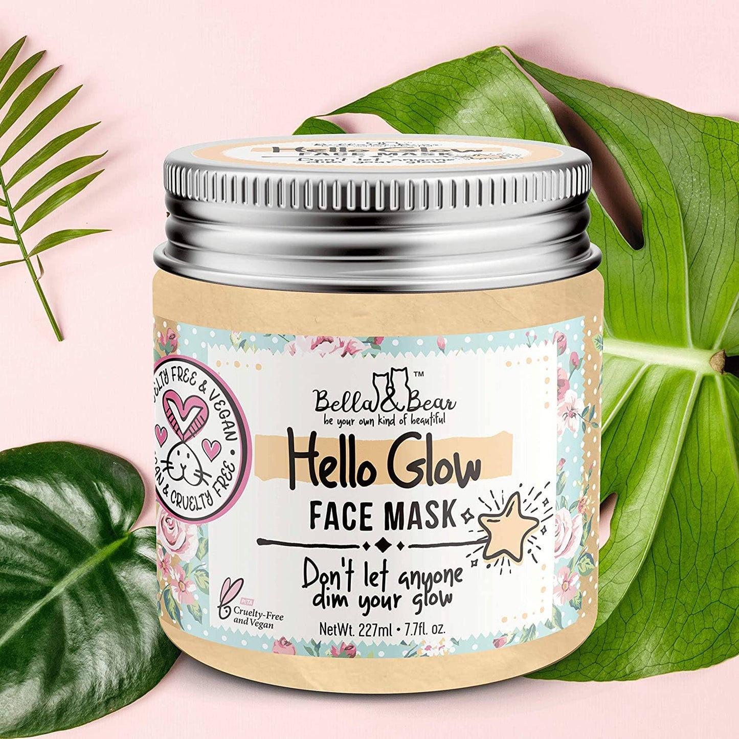 Bella & Bear - Hello Glow Face Mask | Skin Care | Facial Mask for Women