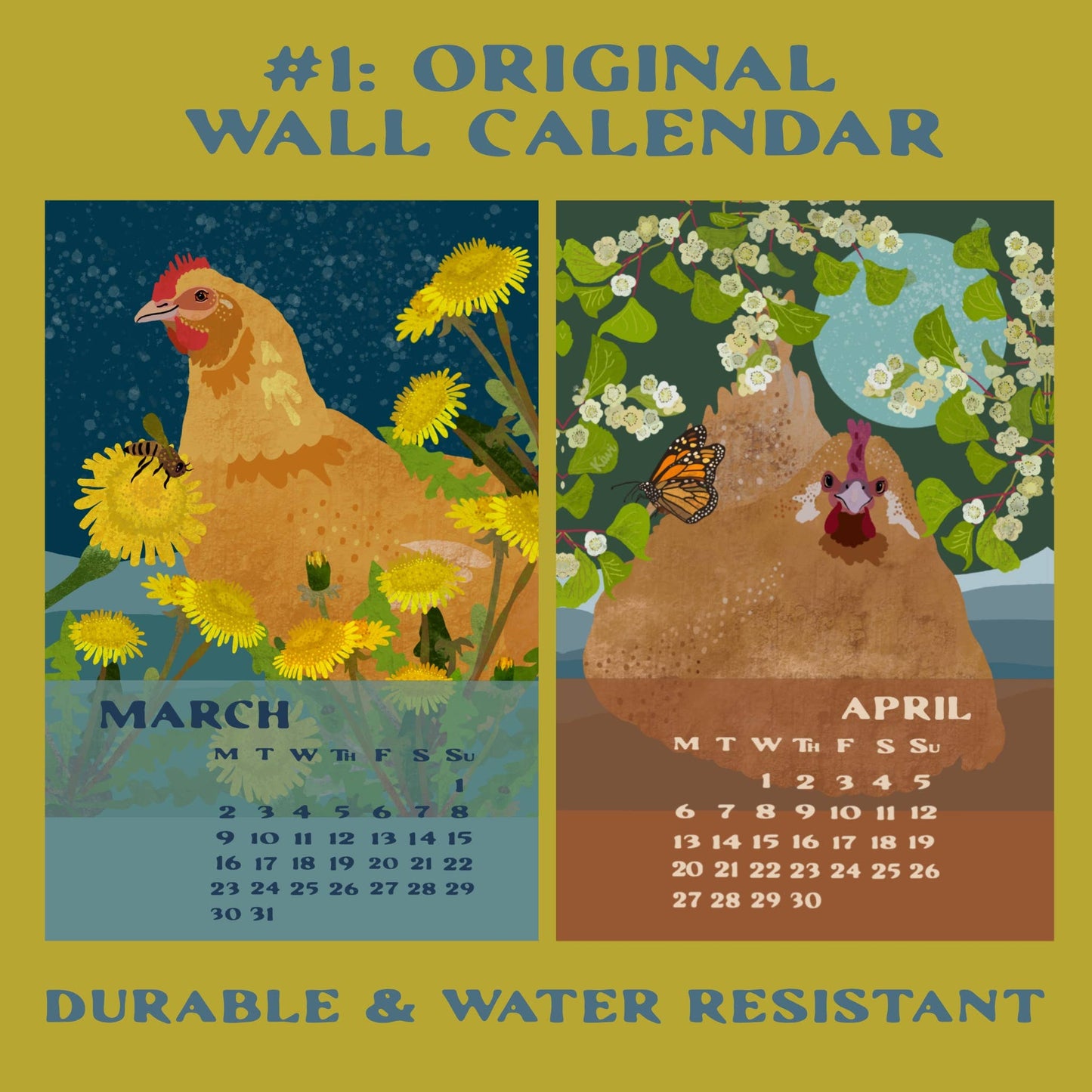 Therapy Chickens - 2026 Chicken Calendar