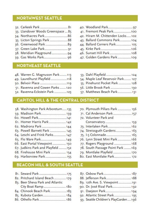 Mountaineers Books - Discovering Seattle Parks