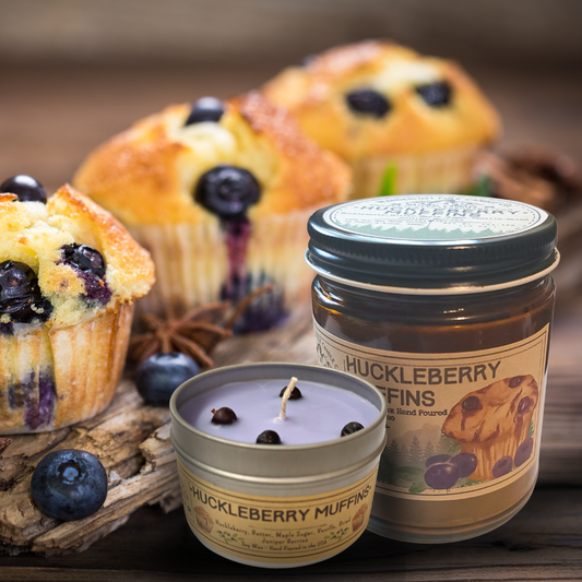 Wanderlust Folk - Huckleberry Muffins - USA MADE - Soy Wax Candles