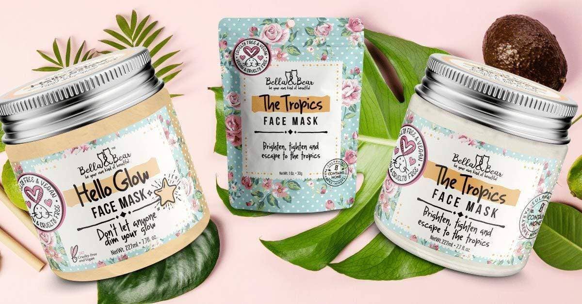 Bella & Bear - Hello Glow Face Mask | Skin Care | Facial Mask for Women