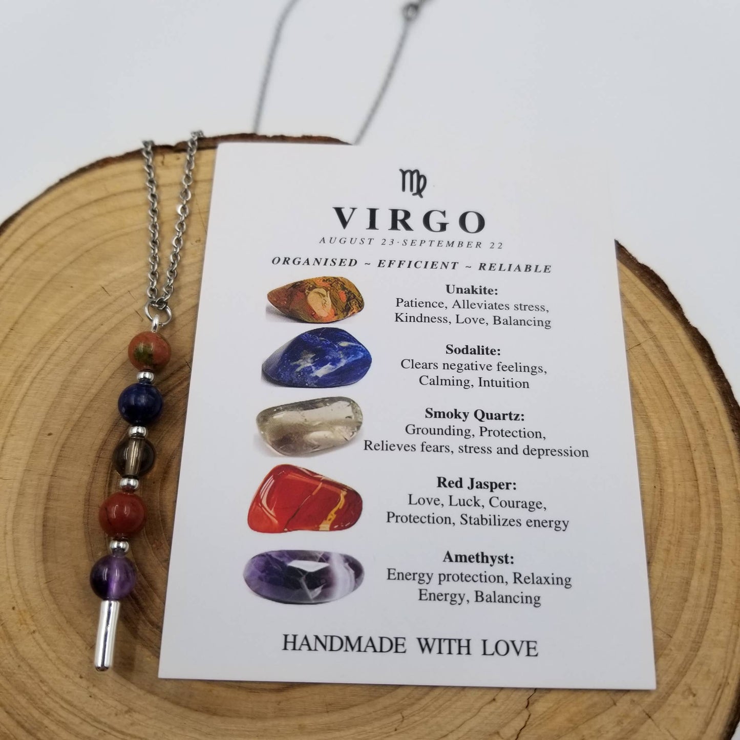 CHAKRA JEWELRY - Handmade Natural Stone Chakra Constellation Necklace