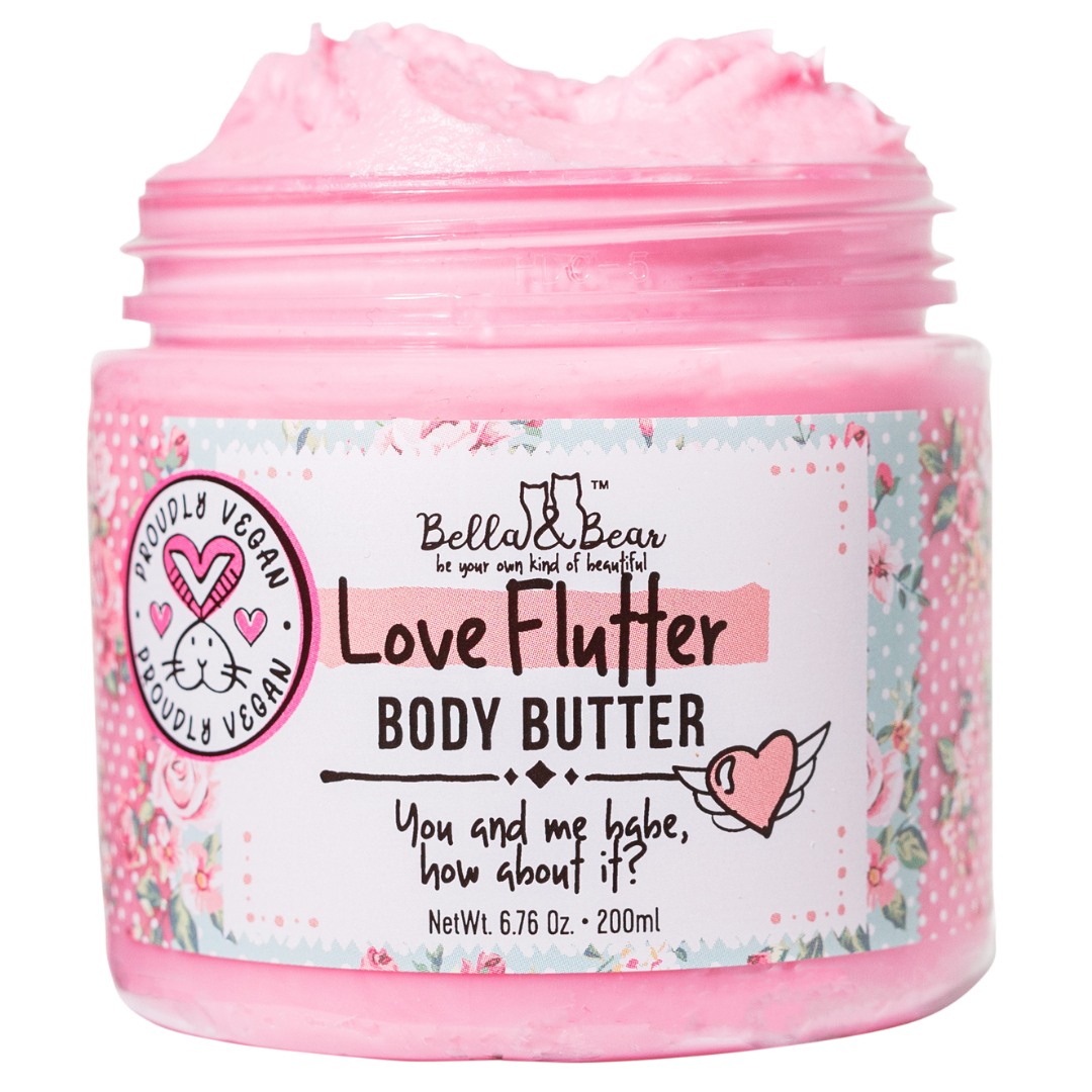 Bella & Bear - Love Flutter Whipped Body Butter | Body Lotion | Women, Teen