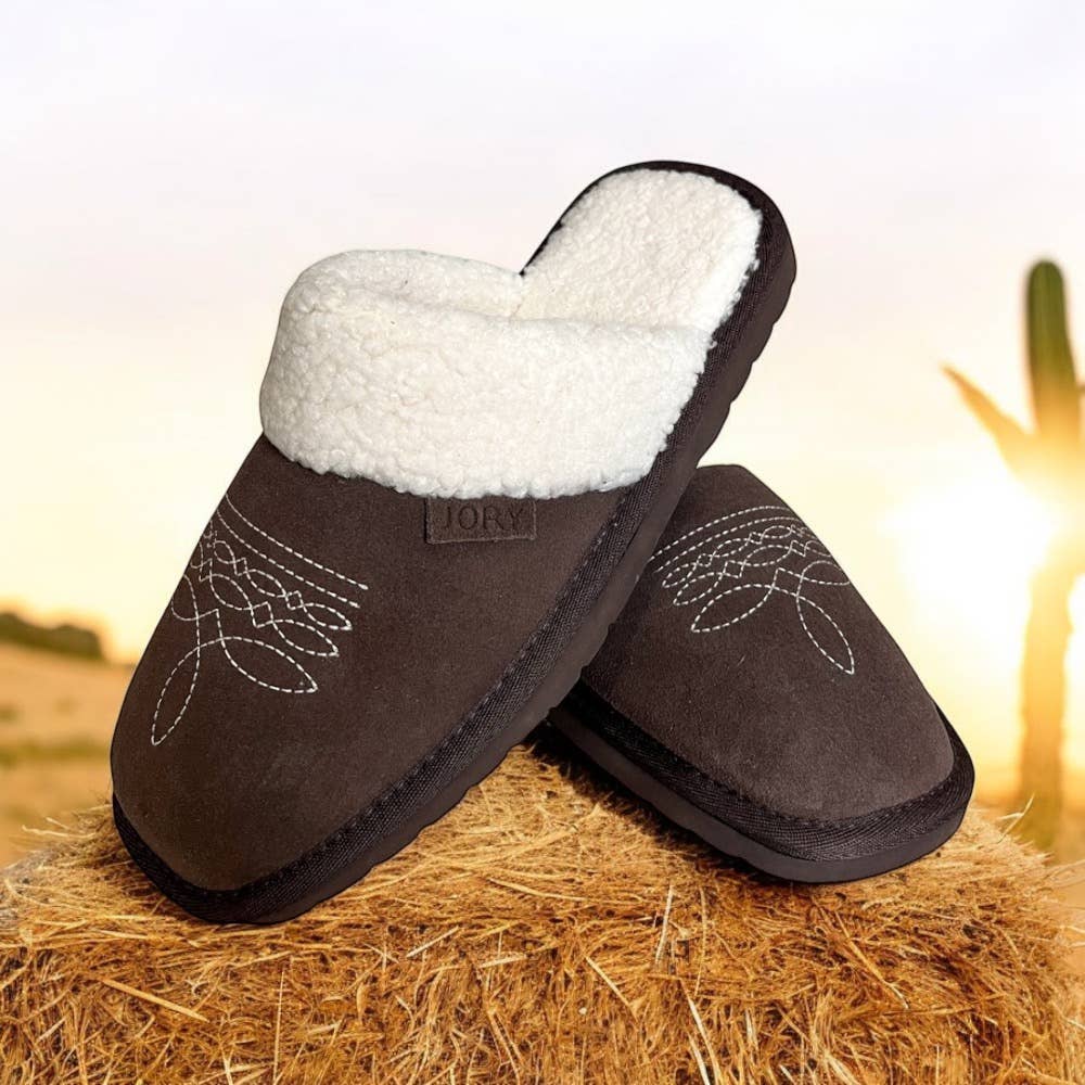 Seriously Shea - Western Inspired Indoor/Outdoor Dolly Slippers | Grizzly