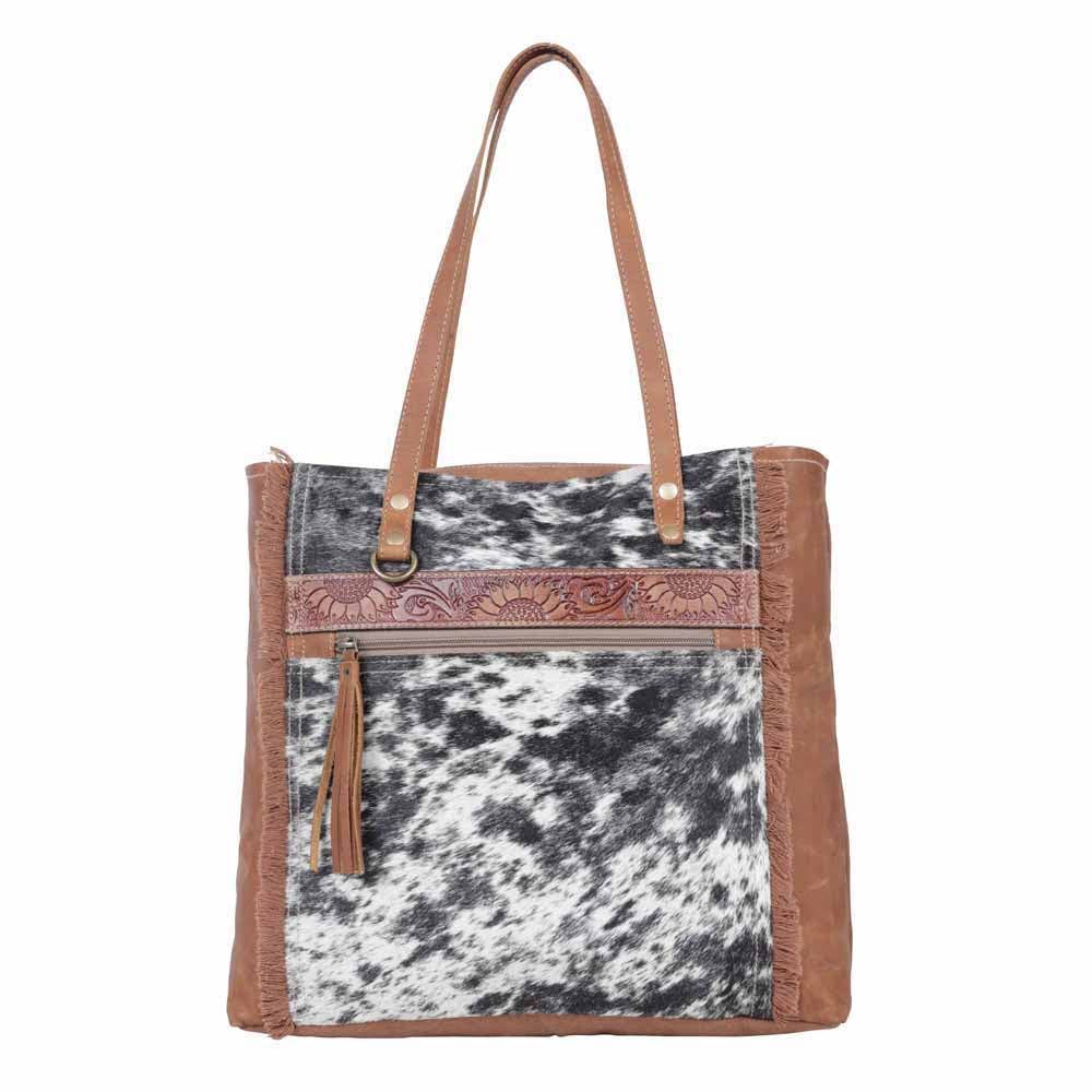 Myra Bag - OAKLEY SPECKS CANVAS & HAIRON BAGS