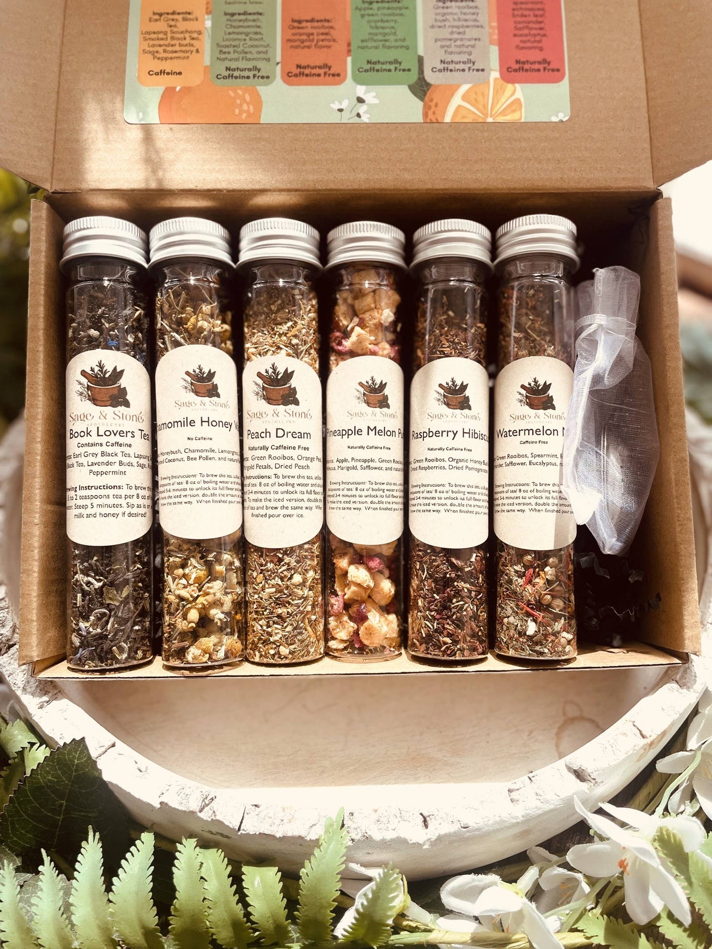 Sage & Stone Apothecary - Fruity Tea Sampler