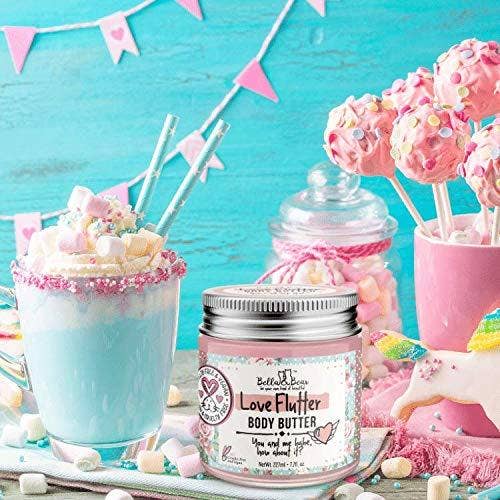 Bella & Bear - Love Flutter Whipped Body Butter | Body Lotion | Women, Teen