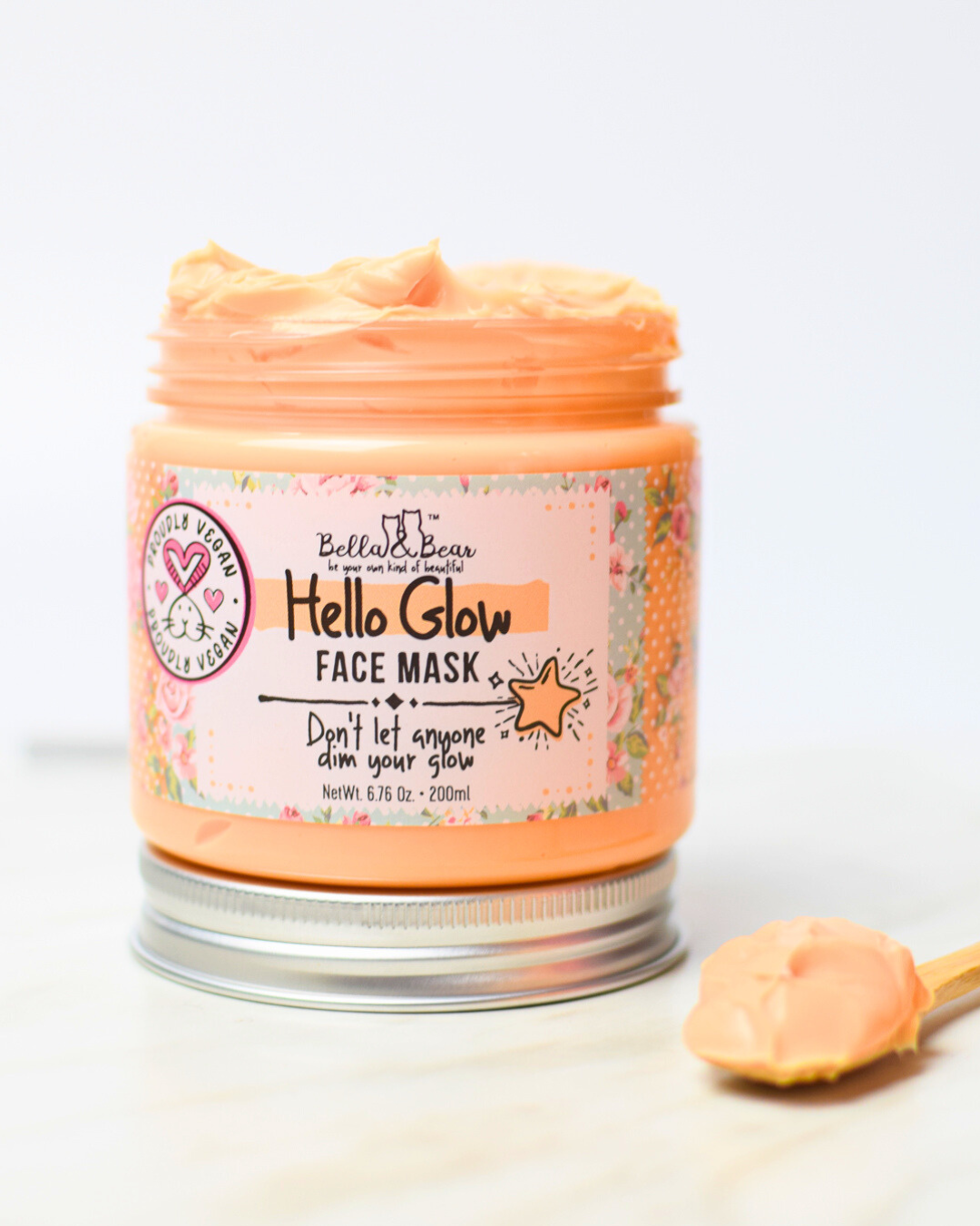 Bella & Bear - Hello Glow Face Mask | Skin Care | Facial Mask for Women