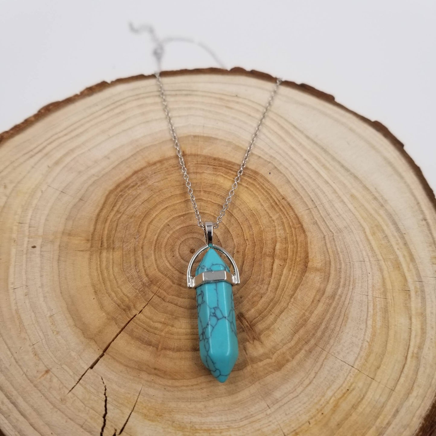 CHAKRA JEWELRY - Natural Healing Stone Pendant Necklace