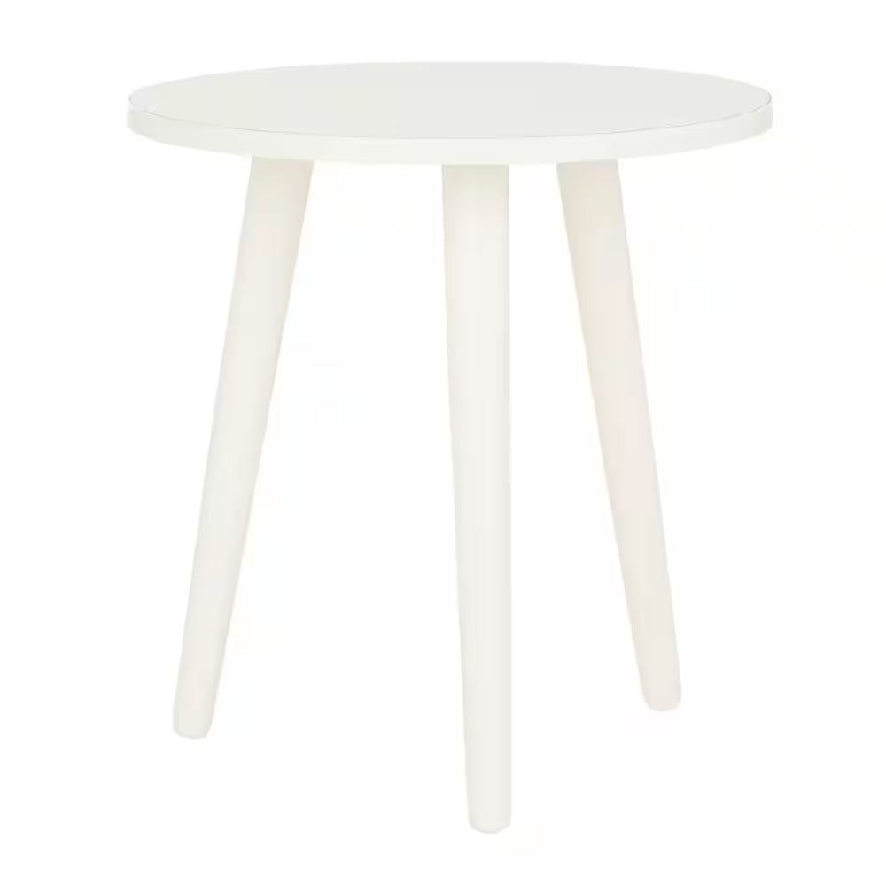 Orion Rustic White Side Table
